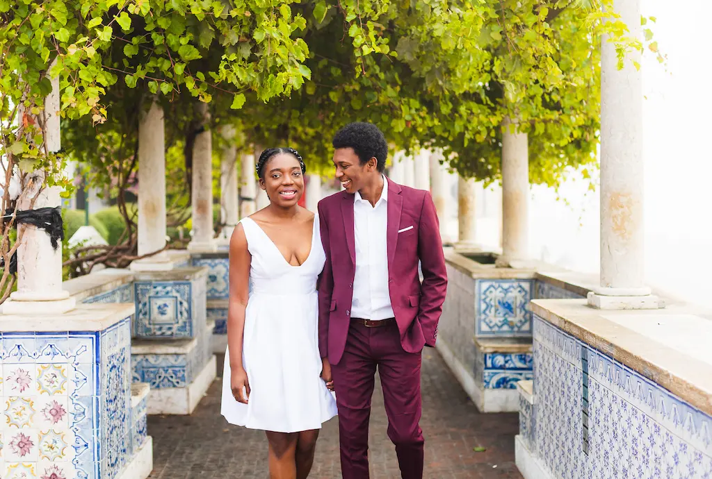 Natural couples portrait Lisbon